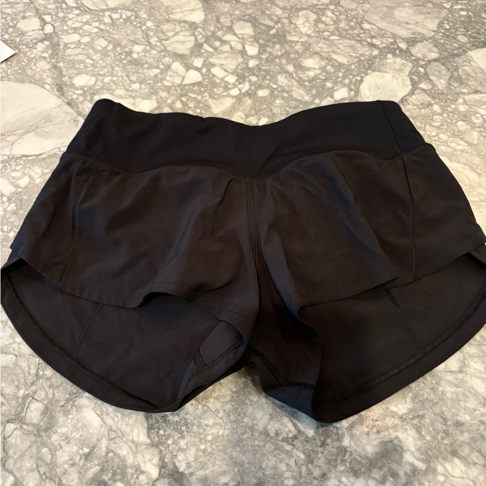 Lulu lemon black shorts size 0